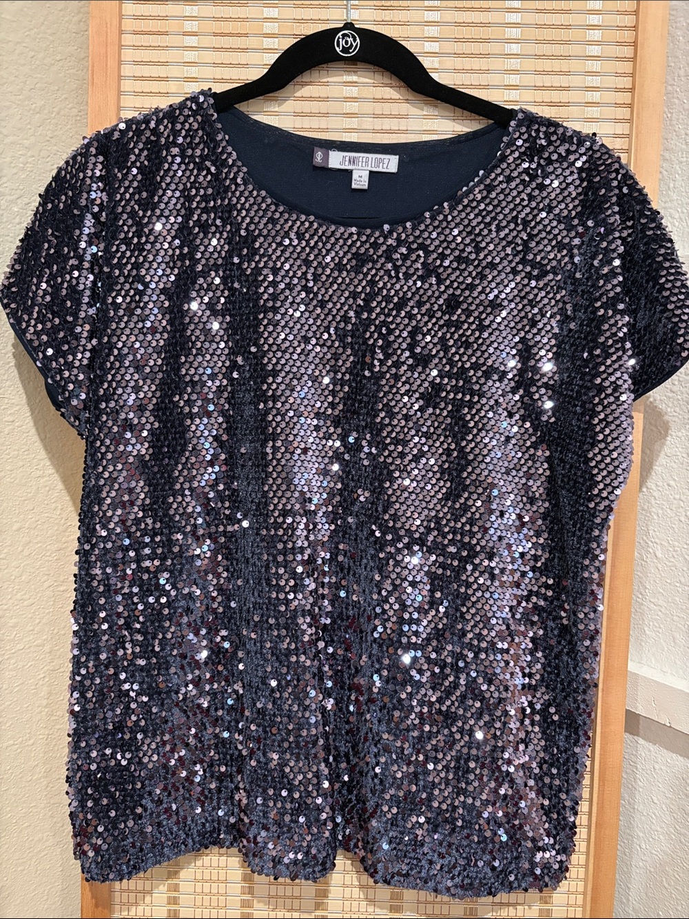Like new Jennifer Lopez sequin top